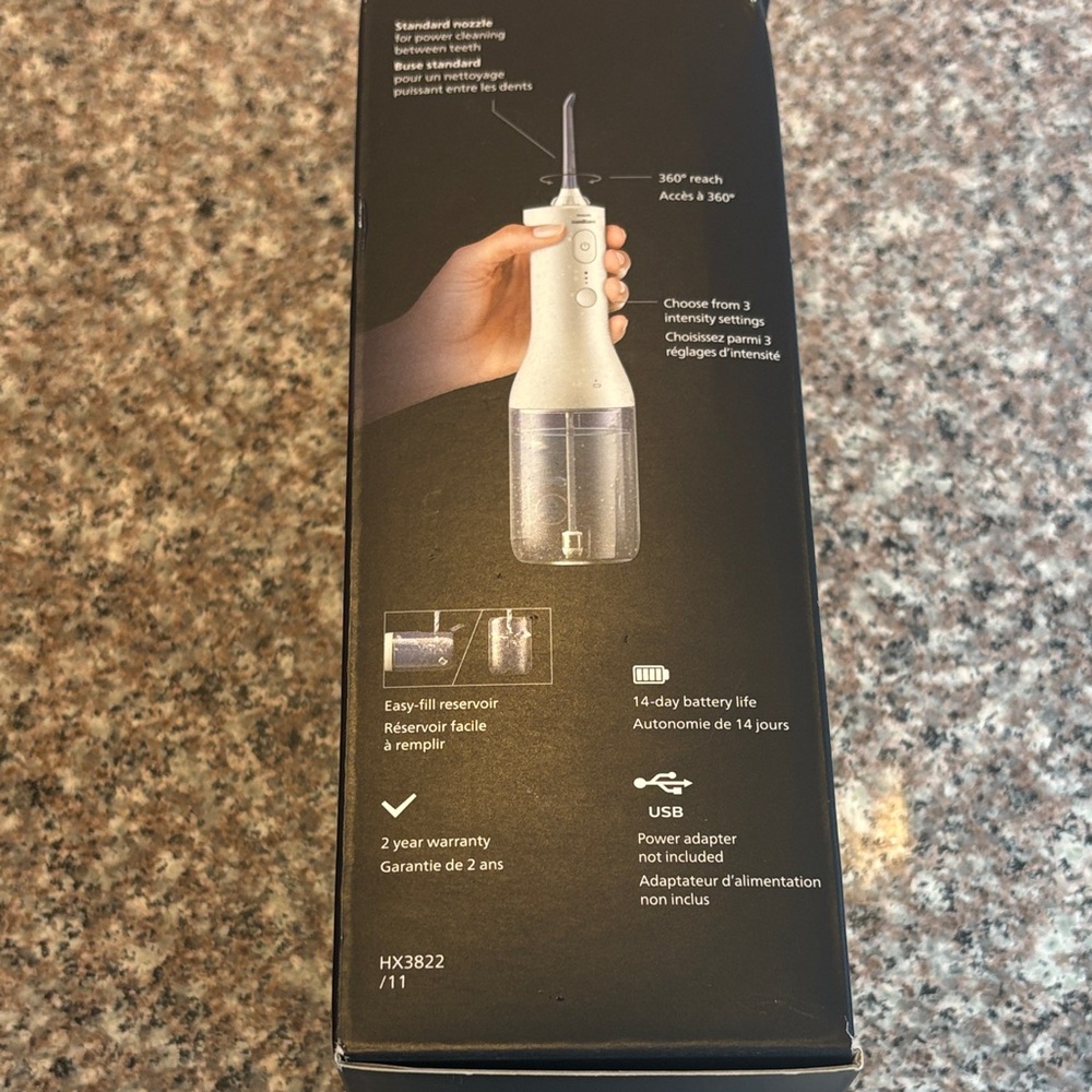 NWT — Philips Sonicare Cordless Power Flosser 2000 - Picture 3 of 4